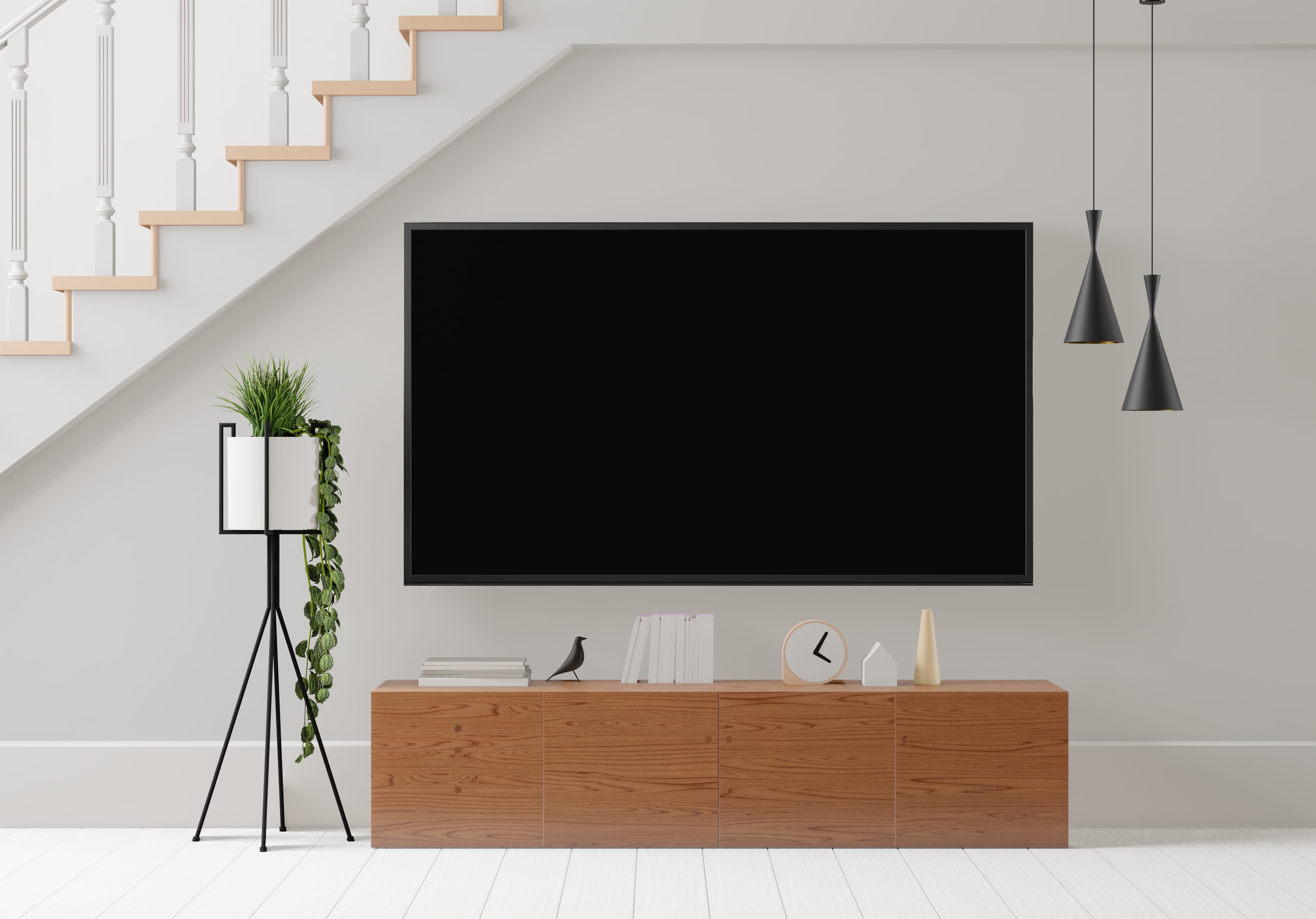 TV mounting services on a modern Gauteng wall